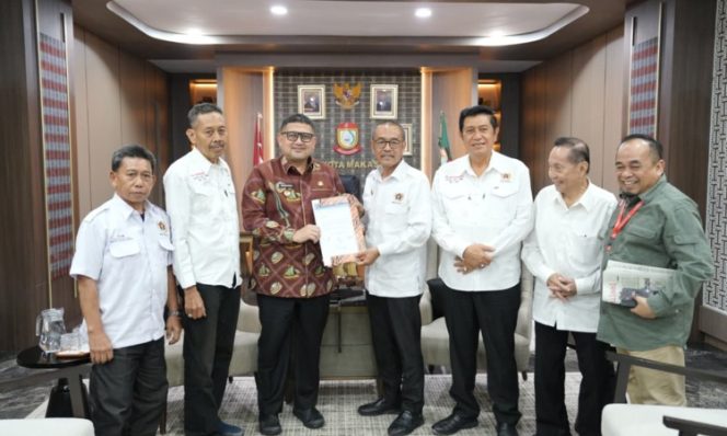 
					Wali Kota Makassar Munafri Arifuddin menerima audiensi PWI Sulsel dan membahas fasilitasi UKW bagi wartawan di Balai Kota Makassar, Kamis (30/4/2026) (Foto: Istimewa)