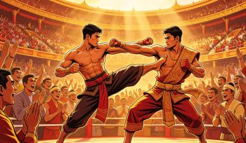 Jangan Lewatkan Duel Panas Pertarungan Kun Khmer di Kampung Popsa Makassar Malam Ini