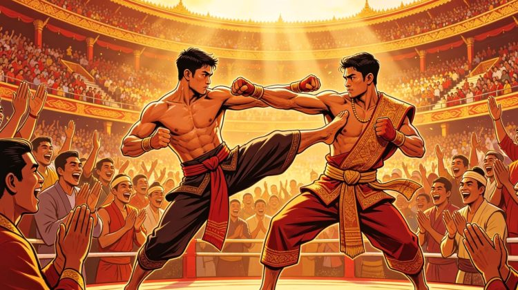 Saksikan duel sengit dan adu teknik para atlet pada ajang National Kun Khmer Fight Day 1 di Kampung Popsa, Makassar, Sabtu malam (16/5/2026). (Foto: Ilustrasi)