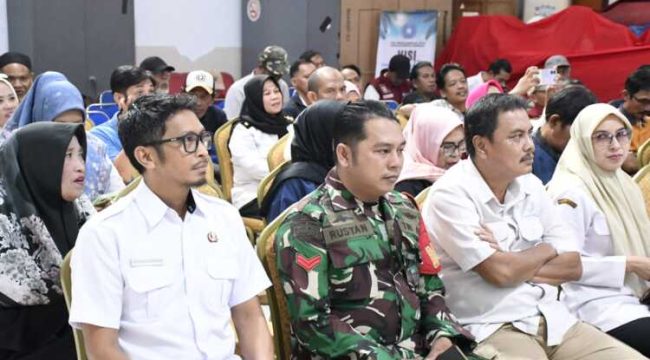 Suasana Sosialisasi Pencegahan, Pemberantasan, Penyalahgunaan dan Peredaran Gelap Narkoba (P4GN) yang digelar MAKI Sulsel bersama Pemkot Makassar, diikuti peserta dari berbagai unsur masyarakat di Aula Kantor Kecamatan Mariso, Makassar, Rabu (3/6/2026) (Foto: Arya)