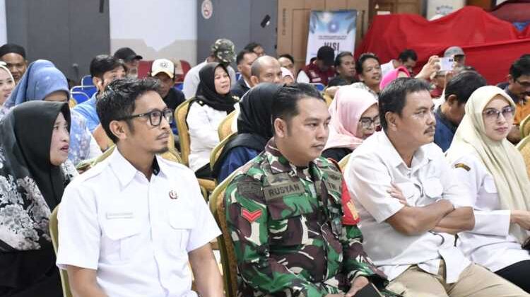 Suasana Sosialisasi Pencegahan, Pemberantasan, Penyalahgunaan dan Peredaran Gelap Narkoba (P4GN) yang digelar MAKI Sulsel bersama Pemkot Makassar, diikuti peserta dari berbagai unsur masyarakat di Aula Kantor Kecamatan Mariso, Makassar, Rabu (3/6/2026) (Foto: Arya)