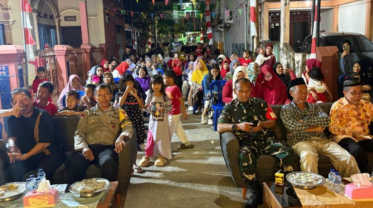 Malam puncak pesta rakyat HUT RI ke-81 dihadiri warga, jajaran Polsek, tokoh masyarakat, unsur pemerintah, Bale Bale Family dan LBH HAROS di Toddopuli 22 Blok 35, Makassar, Sabtu, malam (29/8/2026) (Foto: Tim Redaksi)