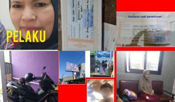 Andi Mariani bersama sepeda motor dan kwitansi penebusan yang menjadi bagian dari laporan warga terkait dugaan motor yang telah ditebus namun belum dikembalikan, Gowa, (15/09/2026) (Foto: Istimewa)