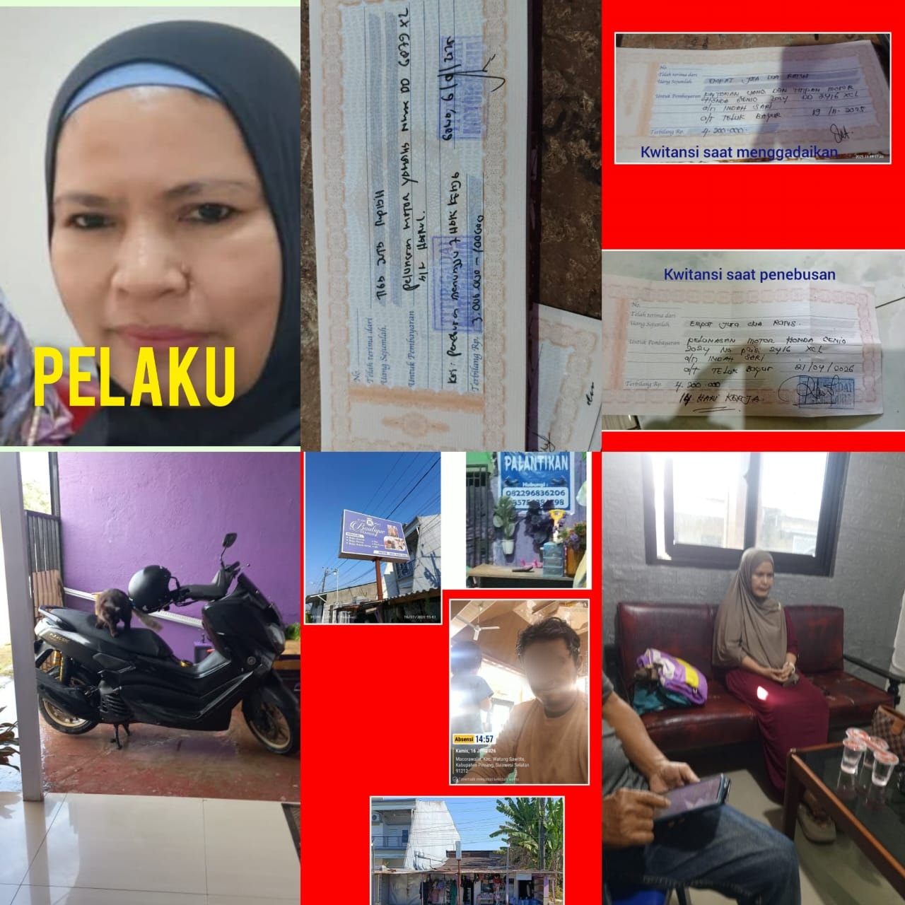 Polsek Somba Opu Bekuk Pemilik Pegadaian, 23 Warga Menanti Motor yang Sudah Ditebus