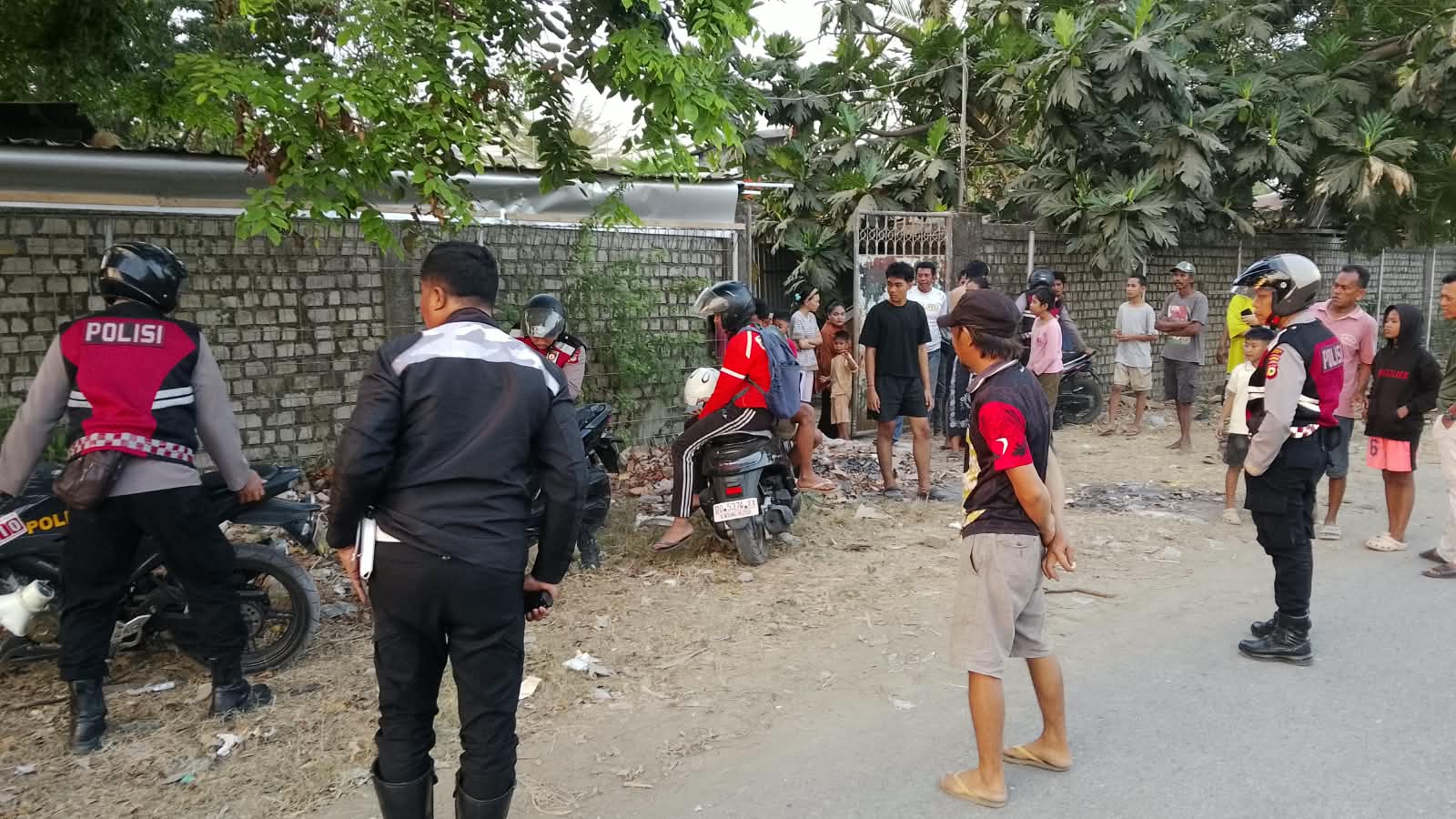 Tim Gabungan Polresta Gowa Tertibkan Balap Liar di Barombong, Puluhan Motor Diamankan